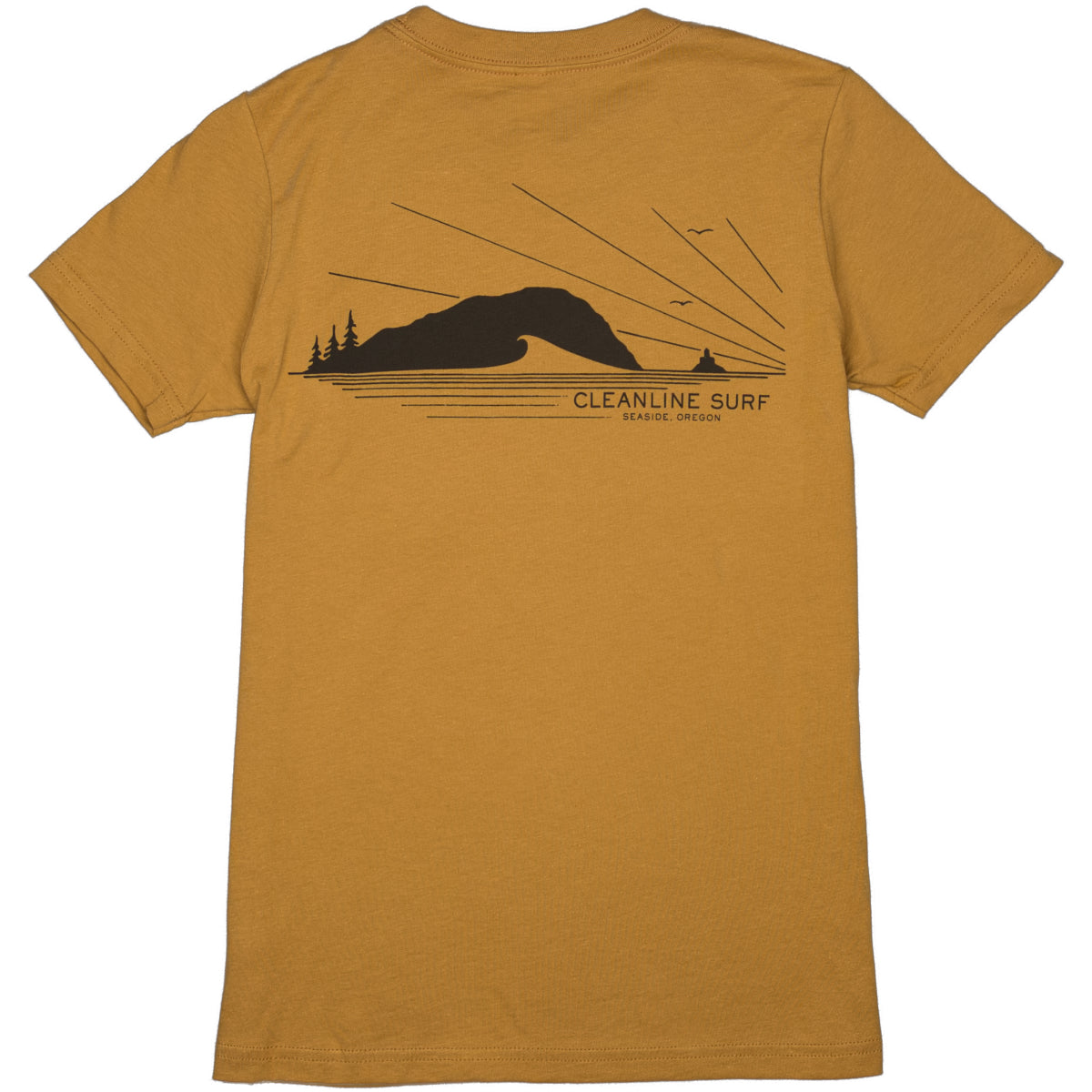 Cleanline Youth Tillamook Rays T-Shirt, M / Toast