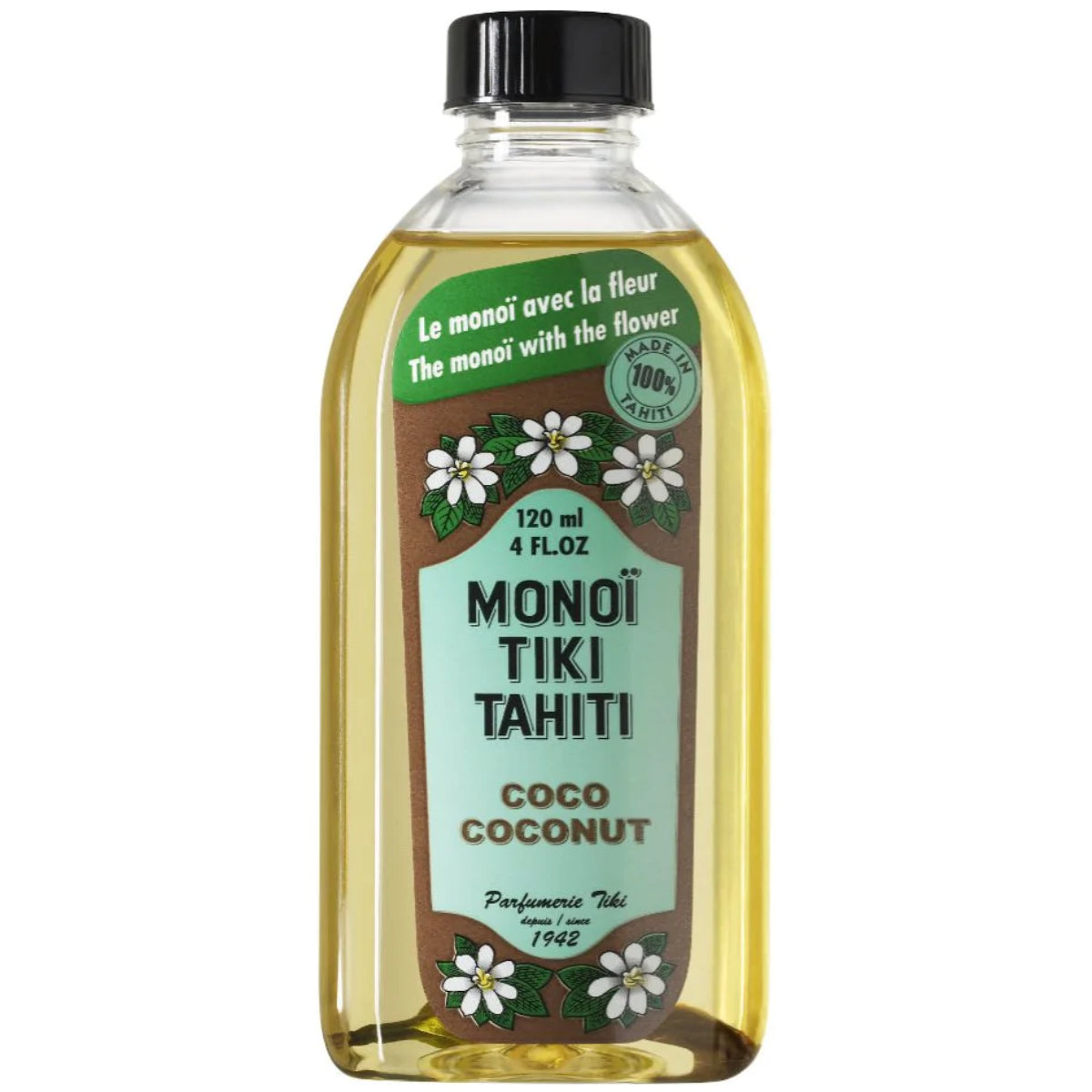 Monoï Tiki Tahiti Oil - Coco / Coconut - 4oz.