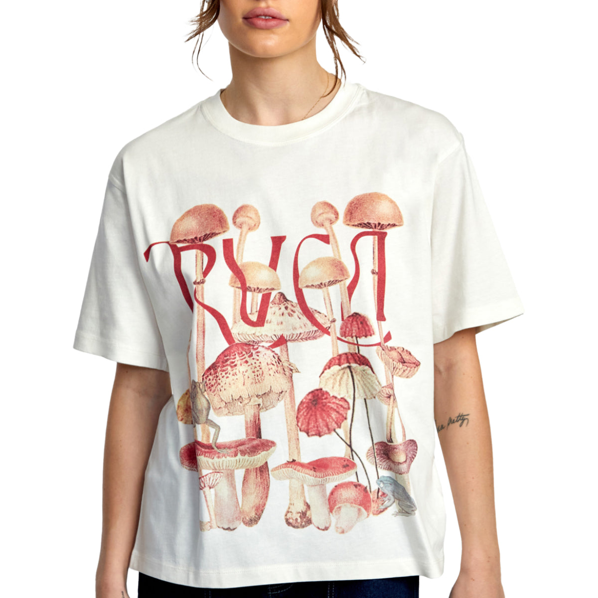 RVCA Women's Rose Machado Button Down Shirt - Size Small