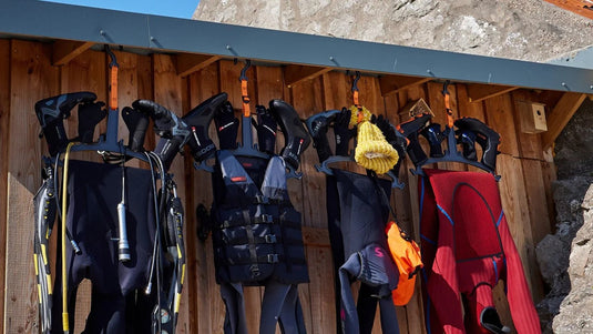 C-Monsta wetsuit and gear hanger