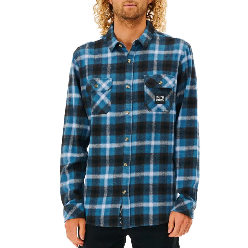 Load image into Gallery viewer, Rip Curl Saltwater Culture Button Down Flannel Shirt
