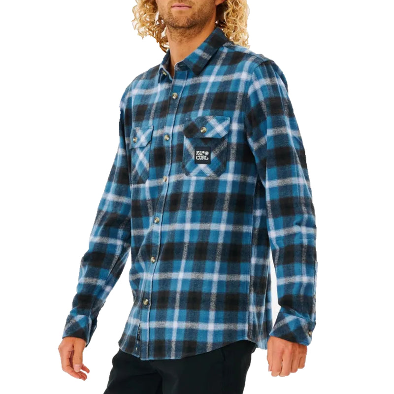 Load image into Gallery viewer, Rip Curl Saltwater Culture Button Down Flannel Shirt
