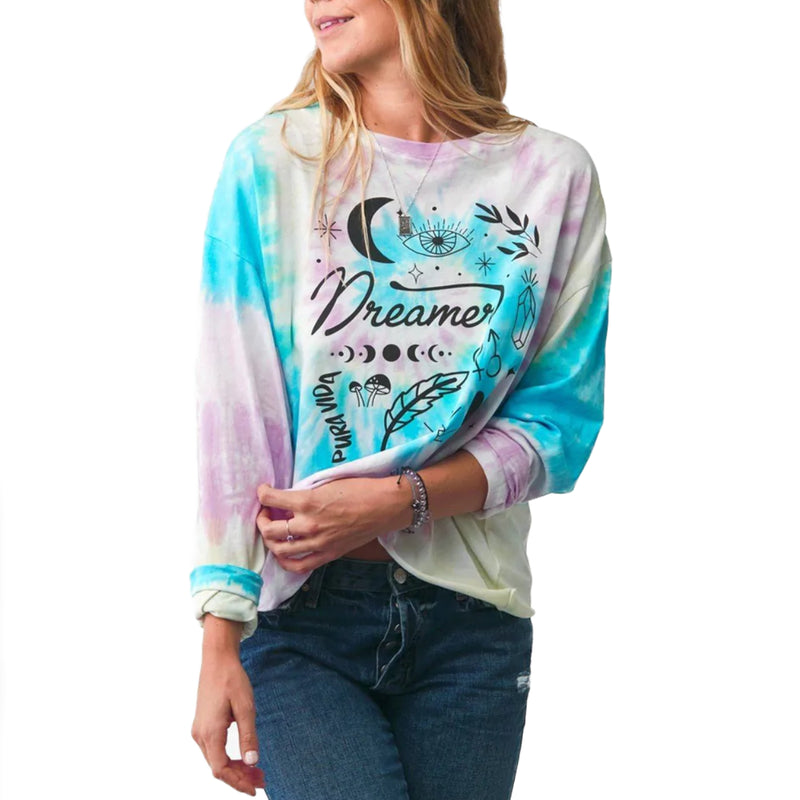 Load image into Gallery viewer, Pure Vida Women&#39;s Dreamer Long Sleeve T-Shirt
