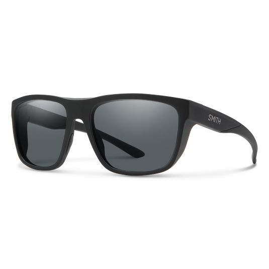 Smith Barra Polarized Sunglasses - Matte Black/Grey