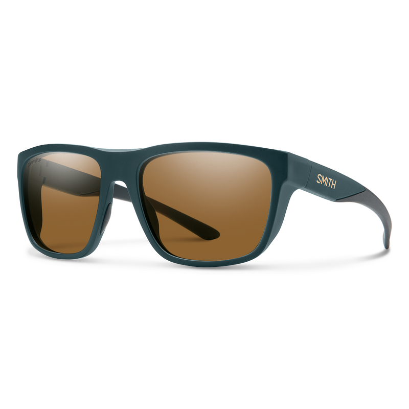 Load image into Gallery viewer, Smith Barra Polarized Sunglasses - Matte Forest/Chromapop Brown
