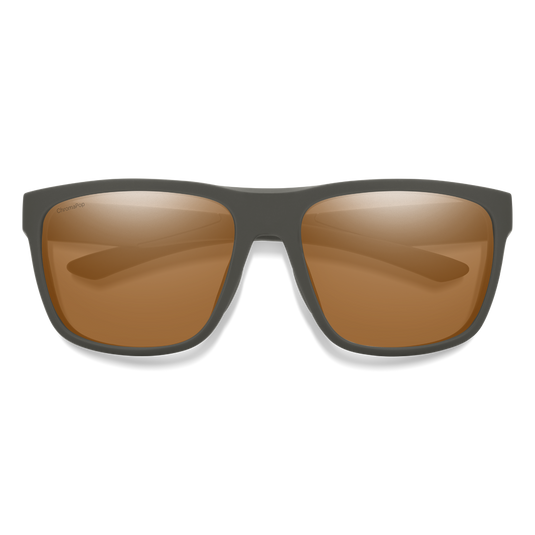 Smith Barra Polarized Sunglasses - Matte Gravy/Chromapop Copper