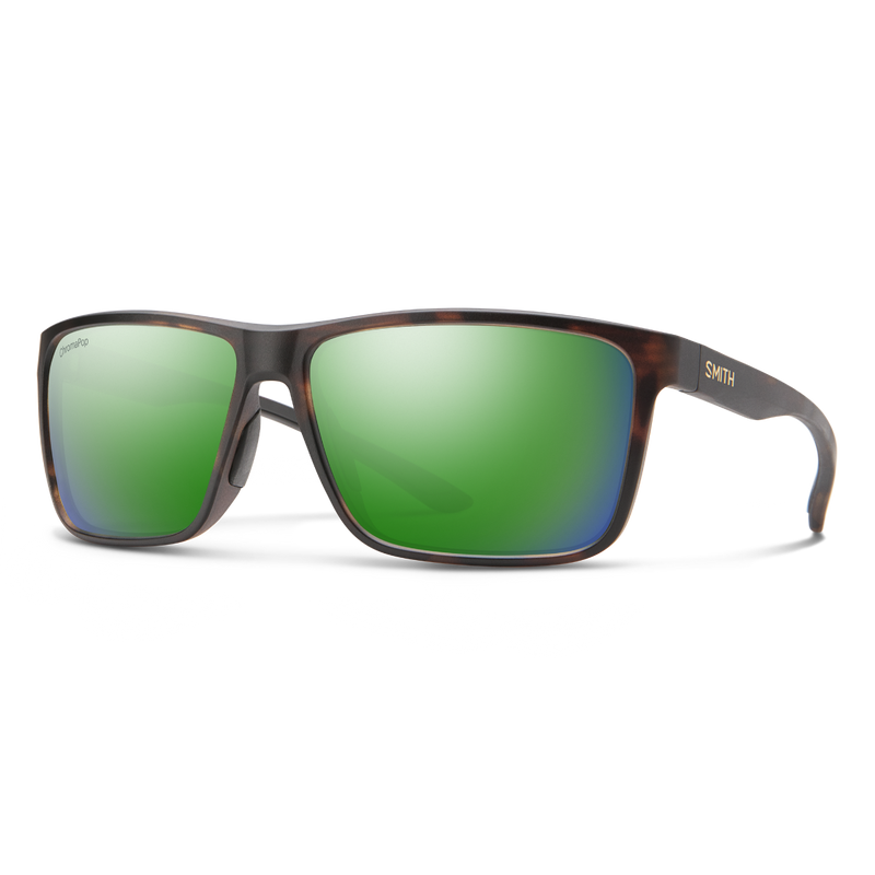 Load image into Gallery viewer, Smith Riptide Polarized Sunglasses - Matte Tortoise/Chromapop Green
