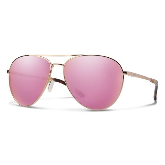 Smith Layback Sunglasses - Rose Gold/Pink