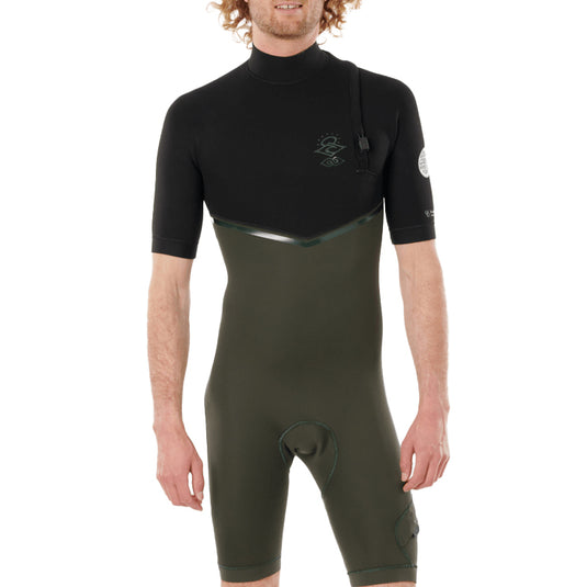 Rip Curl E-Bomb Pro 2/2 Short Sleeve Zip Free Spring Wetsuit