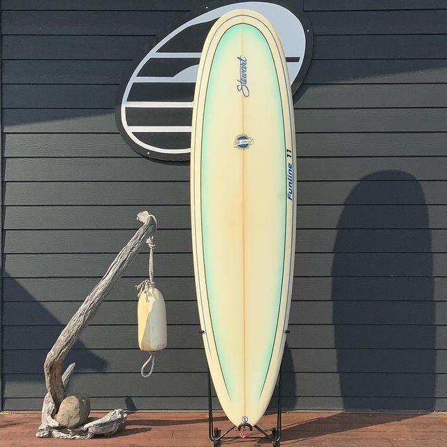 Load image into Gallery viewer, Stewart Funline 7&#39;6 x 23 ¼ x 3 ¼ Surfboard • USED
