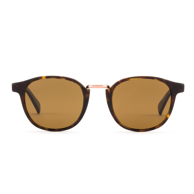 Load image into Gallery viewer, OTIS A Day Late Polarized Sunglasses - Matte Dark Tort/Brown
