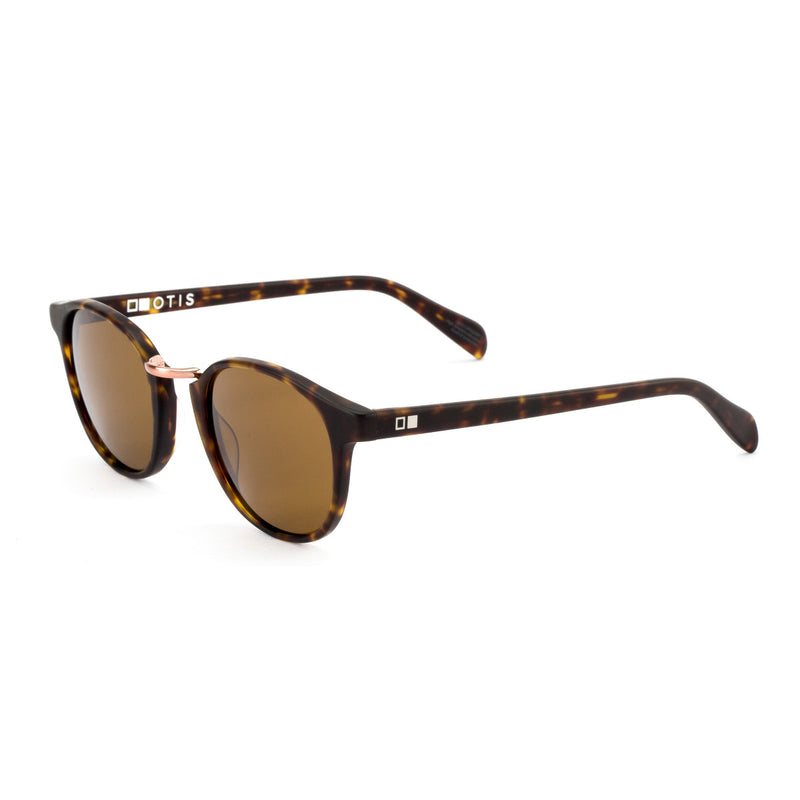 Load image into Gallery viewer, OTIS A Day Late Polarized Sunglasses - Matte Dark Tort/Brown
