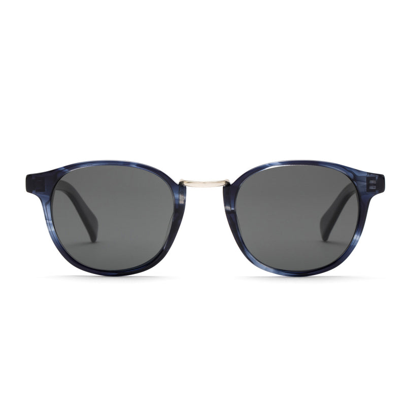 Load image into Gallery viewer, OTIS A Day Late Polarized Sunglasses - Trans Blue Wave/Smokey Blue
