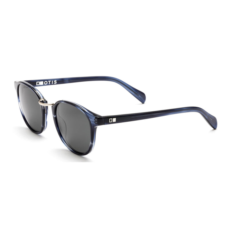 Load image into Gallery viewer, OTIS A Day Late Polarized Sunglasses - Trans Blue Wave/Smokey Blue
