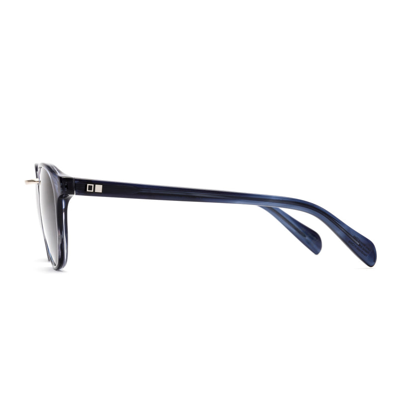 Load image into Gallery viewer, OTIS A Day Late Polarized Sunglasses - Trans Blue Wave/Smokey Blue
