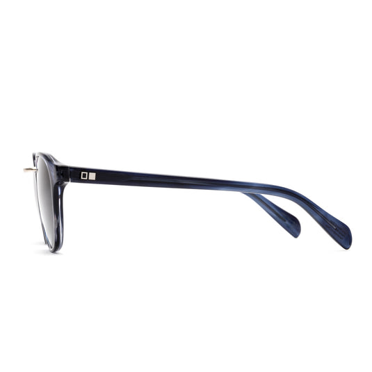 OTIS A Day Late Polarized Sunglasses - Trans Blue Wave/Smokey Blue