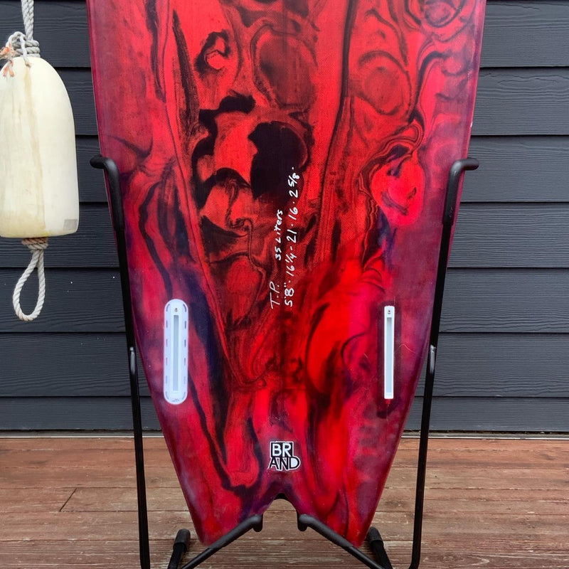 Load image into Gallery viewer, BRAND Fish 5&#39;8 x 21 x 2 ⅝ Surfboard • USED
