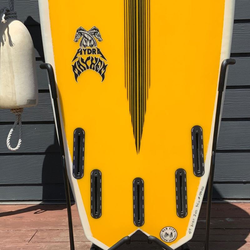 Load image into Gallery viewer, Lost Hydra Black Dart Tech 5&#39;7 x 21.27 x 2.55 Surfboard • USED
