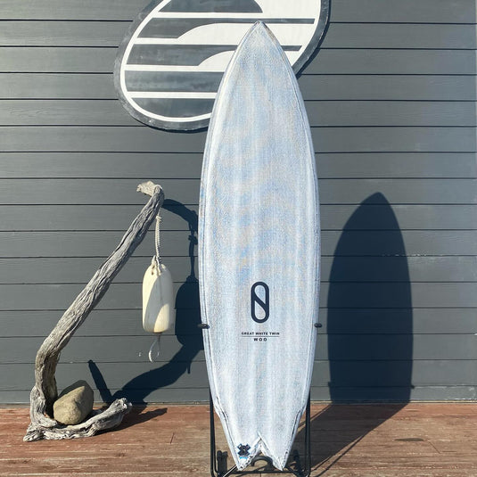 Slater Designs Great White Twin Volcanic 5'8 x 19 ⅜ x 2 ½ Surfboard • LIKE NEW