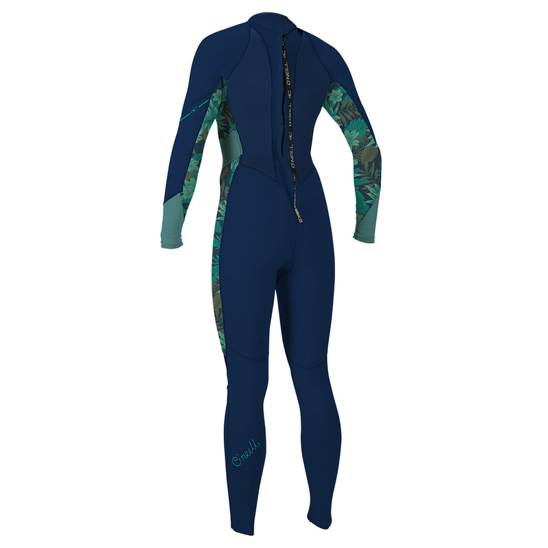 Load image into Gallery viewer, O&#39;Neill Women&#39;s Bahia 3/2 Back Zip Wetsuit - Abyss/Faro/Euca
