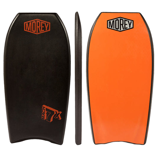 Morey Mach 7X 41.5'' Bodyboard - Black/Black/Orange