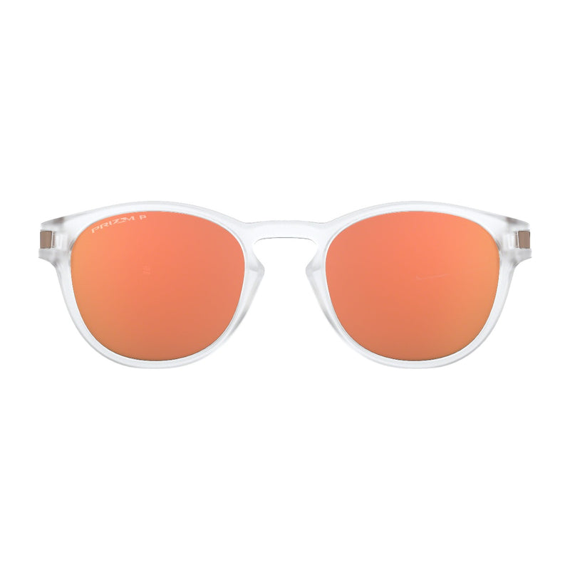 Load image into Gallery viewer, Oakley Latch Polarized Sunglasses - Matte Clear/Prizm Rose Gold
