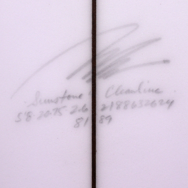 Load image into Gallery viewer, Album Surf Sunstone 5&#39;8 x 20 ¾ x 2 ⅗ Surfboard - Clear • DAMAGED
