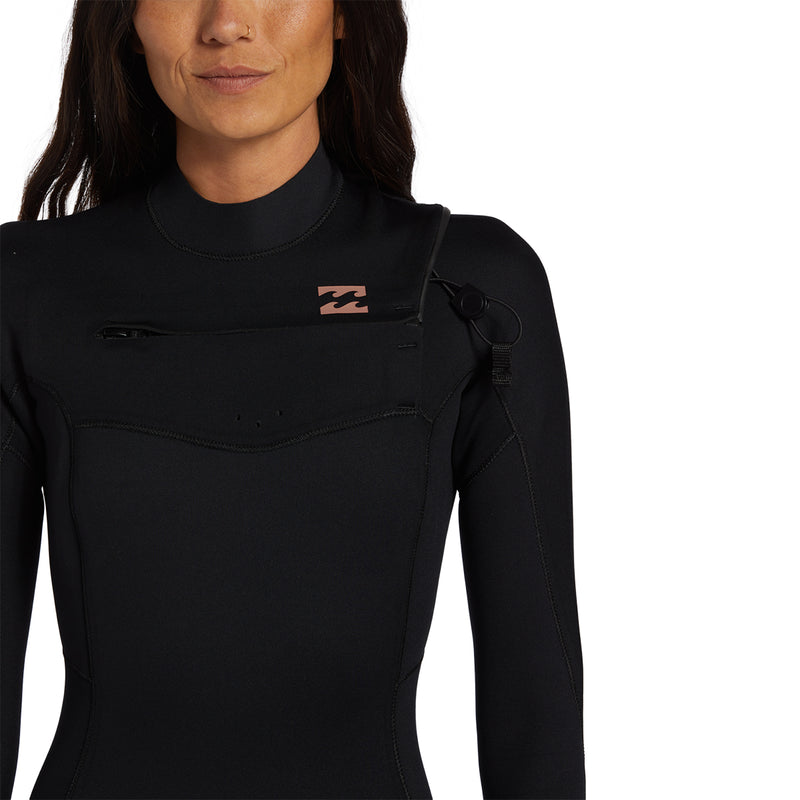 Load image into Gallery viewer, Billabong Women&#39;s Foil 4/3 Chest Zip Wetsuit
