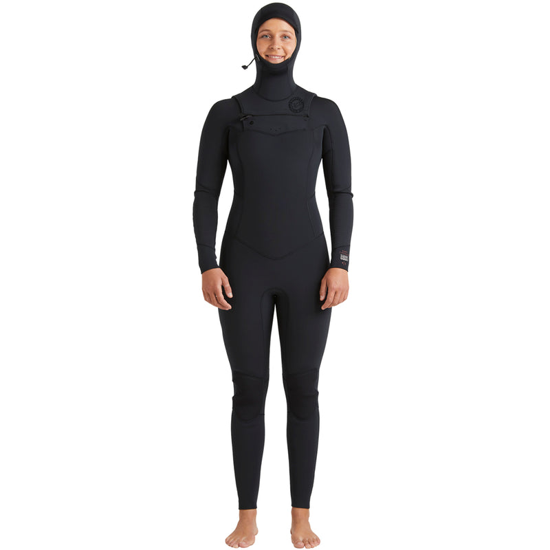 Load image into Gallery viewer, Billabong Women&#39;s Salty Dayz Natural Upcycler 4/3 Hooded Chest Zip Wetsuit
