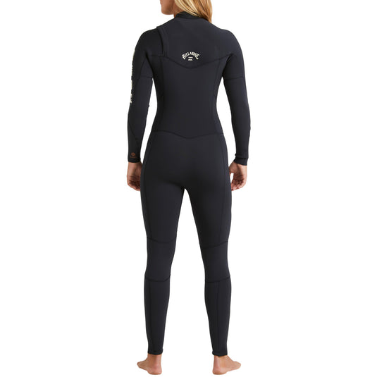 Billabong Women's Synergy Natural Upcycler 4/3 Chest Zip Wetsuit