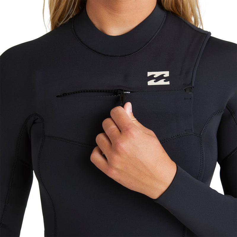 Load image into Gallery viewer, Billabong Women&#39;s Synergy Natural Upcycler 4/3 Chest Zip Wetsuit
