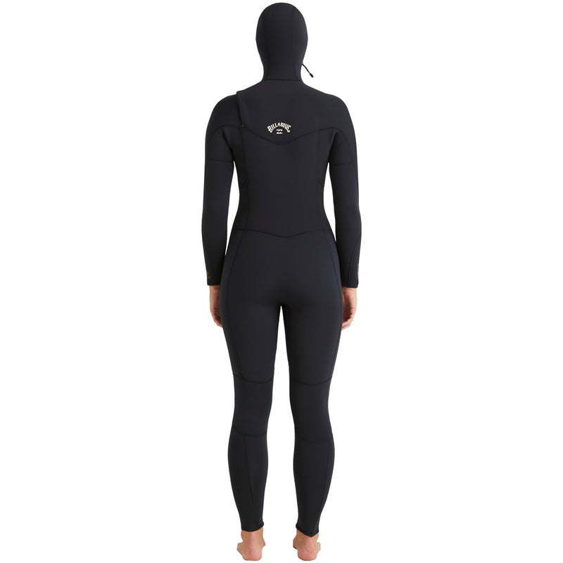 Load image into Gallery viewer, Billabong Women&#39;s Synergy Natural 5/4 Hooded Chest Zip Wetsuit
