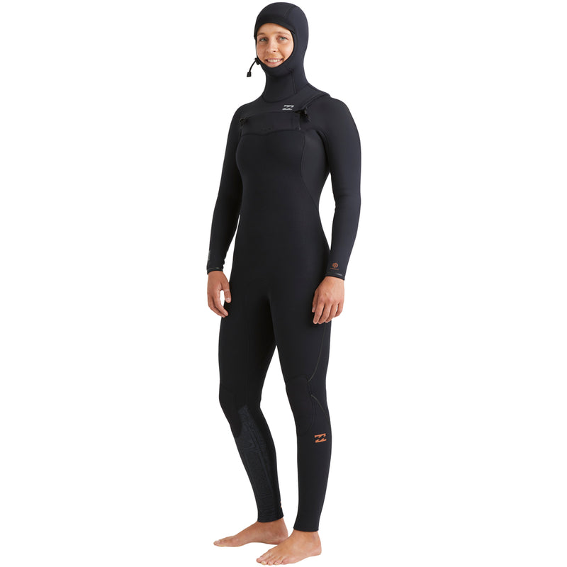 Load image into Gallery viewer, Billabong Women&#39;s Furnace Natural 5/4 Hooded Chest Zip Wetsuit
