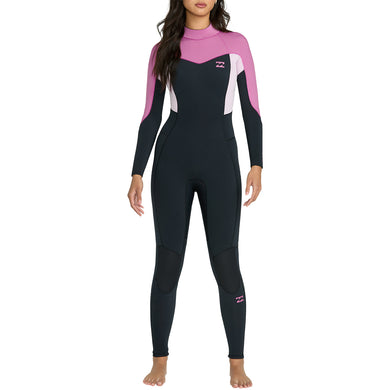 Billabong Women's Cleanline Synergy Natural Upcycler 5/4 Back Zip Wetsuit