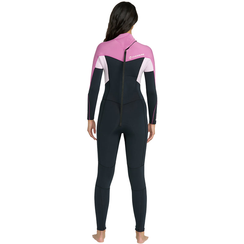 Load image into Gallery viewer, Billabong Women&#39;s Cleanline Synergy Natural Upcycler 5/4 Back Zip Wetsuit
