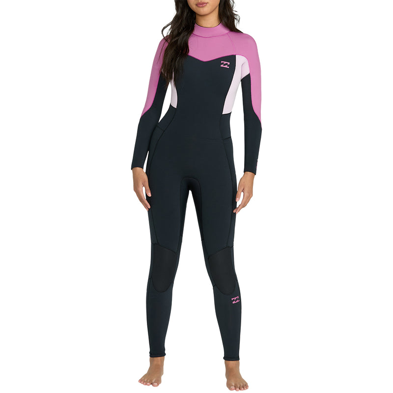 Load image into Gallery viewer, Billabong Women&#39;s Cleanline Synergy Natural 5/4 Back Zip Wetsuit
