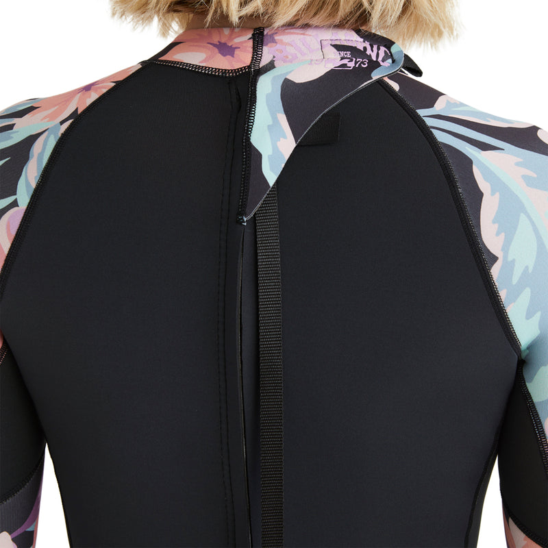 Load image into Gallery viewer, Billabong Women&#39;s Spring Fever Natural Upcycler 2/2 Long Sleeve Back Zip Spring Wetsuit
