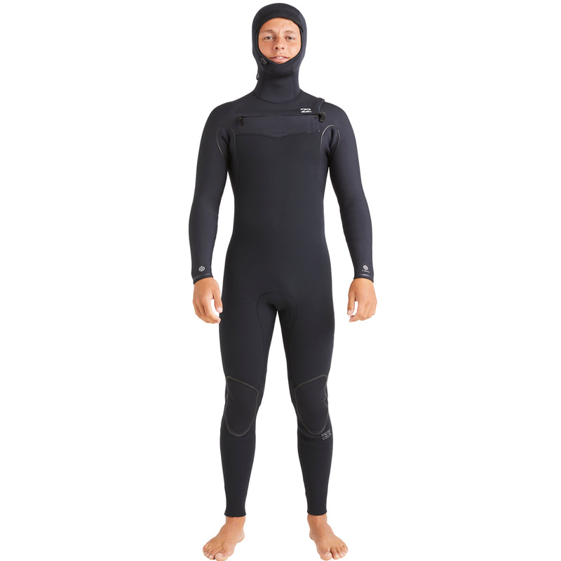 Load image into Gallery viewer, Billabong Furnace Natural 5/4 Hooded Chest Zip Wetsuit
