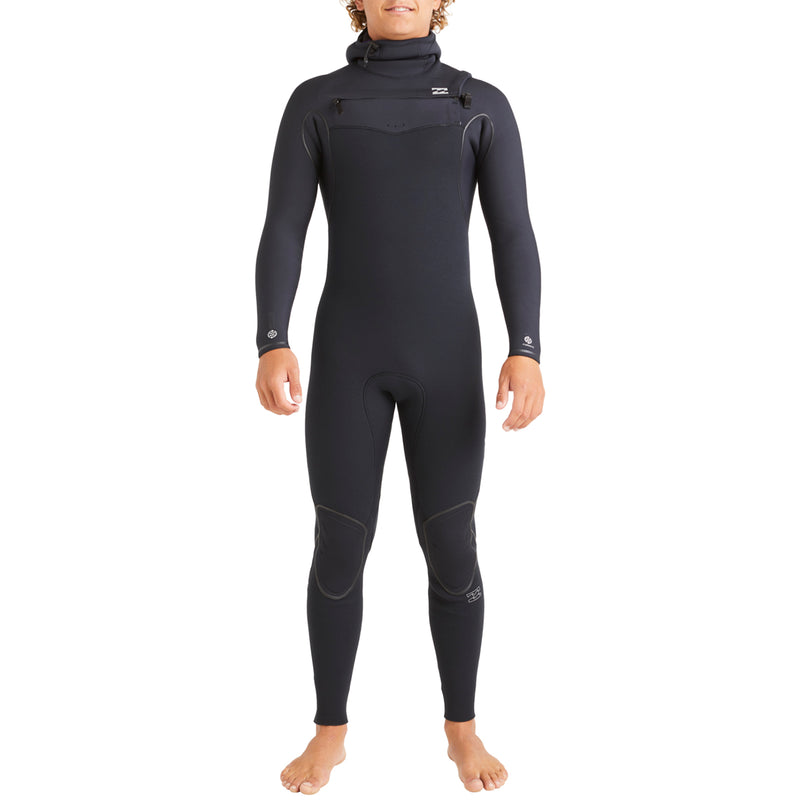 Load image into Gallery viewer, Billabong Furnace Natural 5/4 Hooded Chest Zip Wetsuit
