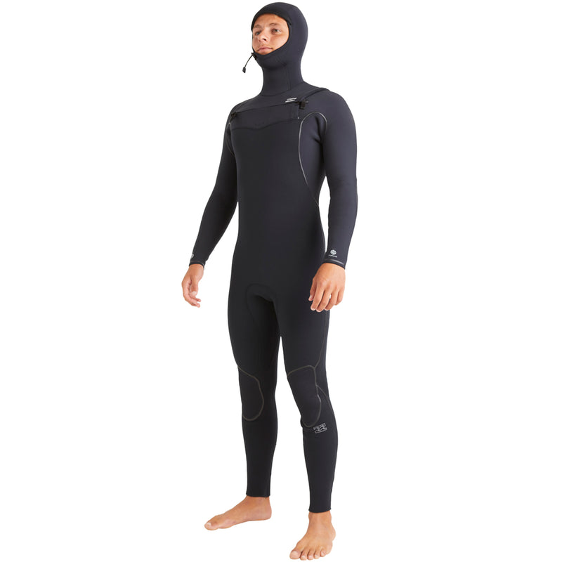 Load image into Gallery viewer, Billabong Furnace Natural Upcycler 5/4 Hooded Chest Zip Wetsuit
