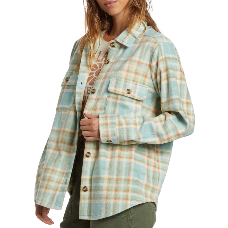 Load image into Gallery viewer, Billabong Women&#39;s Forge Fleece Shacket Jacket
