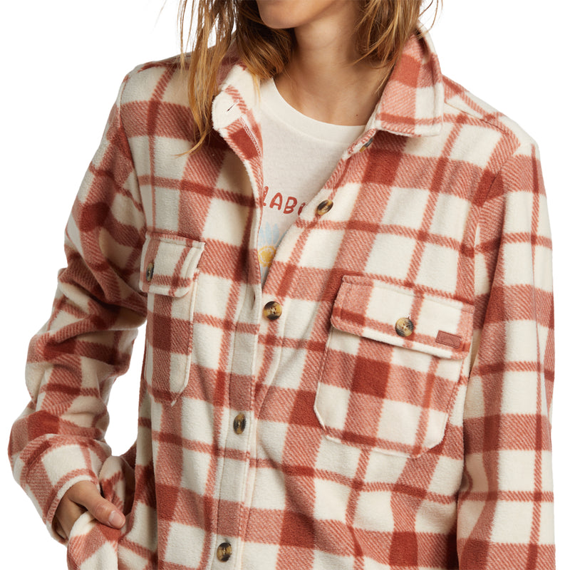 Load image into Gallery viewer, Billabong Women&#39;s Forge Fleece Shacket Jacket
