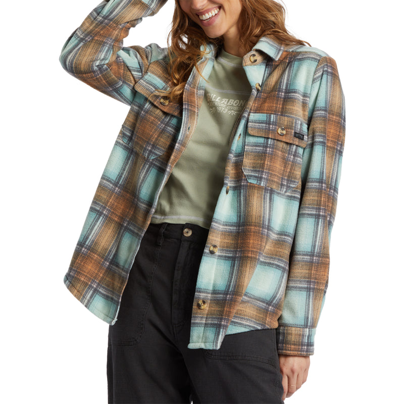 Load image into Gallery viewer, Billabong Women&#39;s Forge Fleece Shacket Jacket
