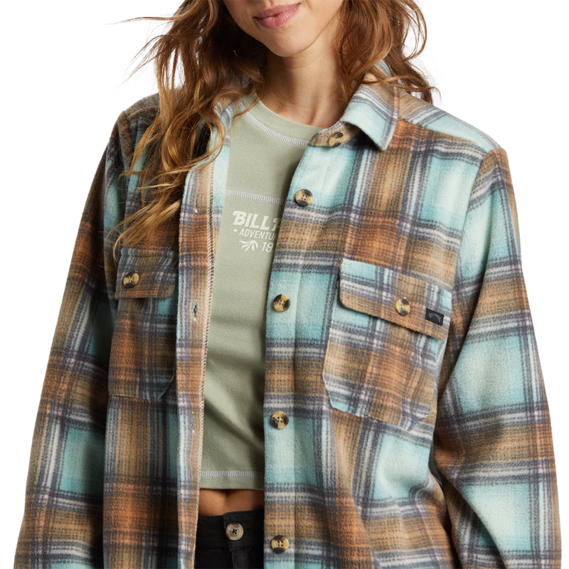 Load image into Gallery viewer, Billabong Women&#39;s Forge Fleece Shacket Jacket
