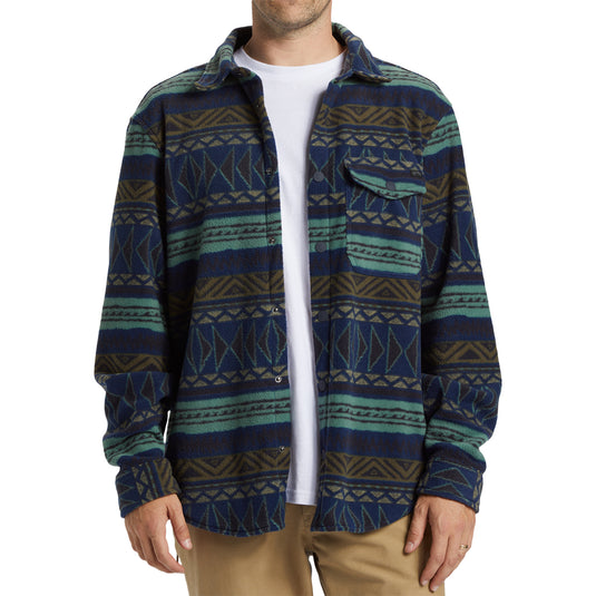 Billabong A/Div Furnace Long Sleeve Button-Up Flannel Shirt