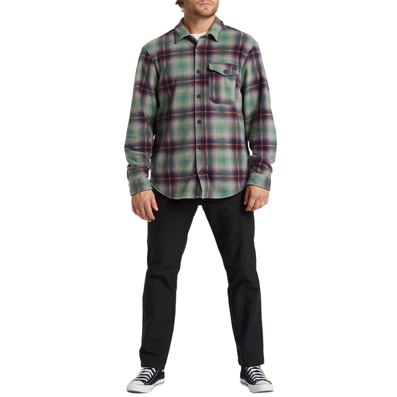 Load image into Gallery viewer, Billabong A/Div Furnace Long Sleeve Button-Up Flannel Shirt
