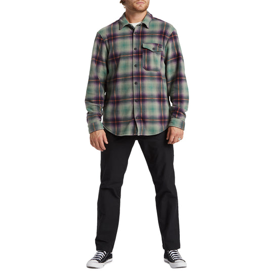 Billabong A/Div Furnace Long Sleeve Button-Up Flannel Shirt