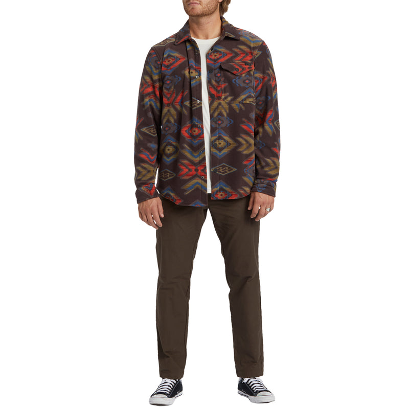 Load image into Gallery viewer, Billabong A/Div Furnace Long Sleeve Button-Up Flannel Shirt
