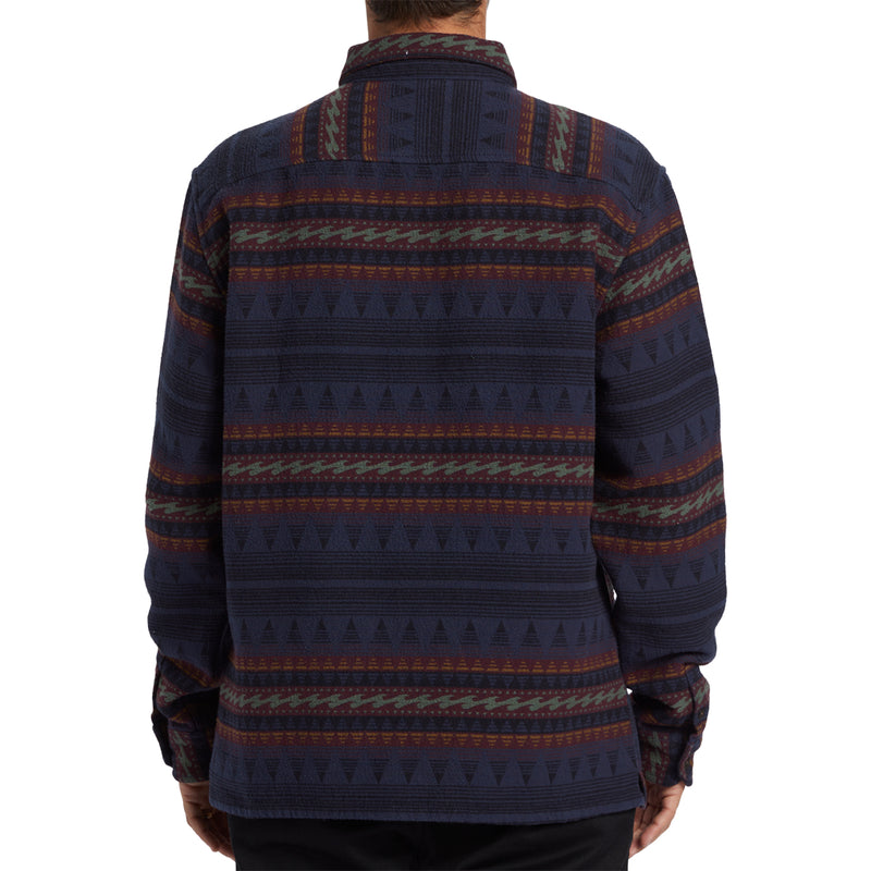 Load image into Gallery viewer, Billabong Offshore Jacquard Long Sleeve Button-Up Flannel Shirt
