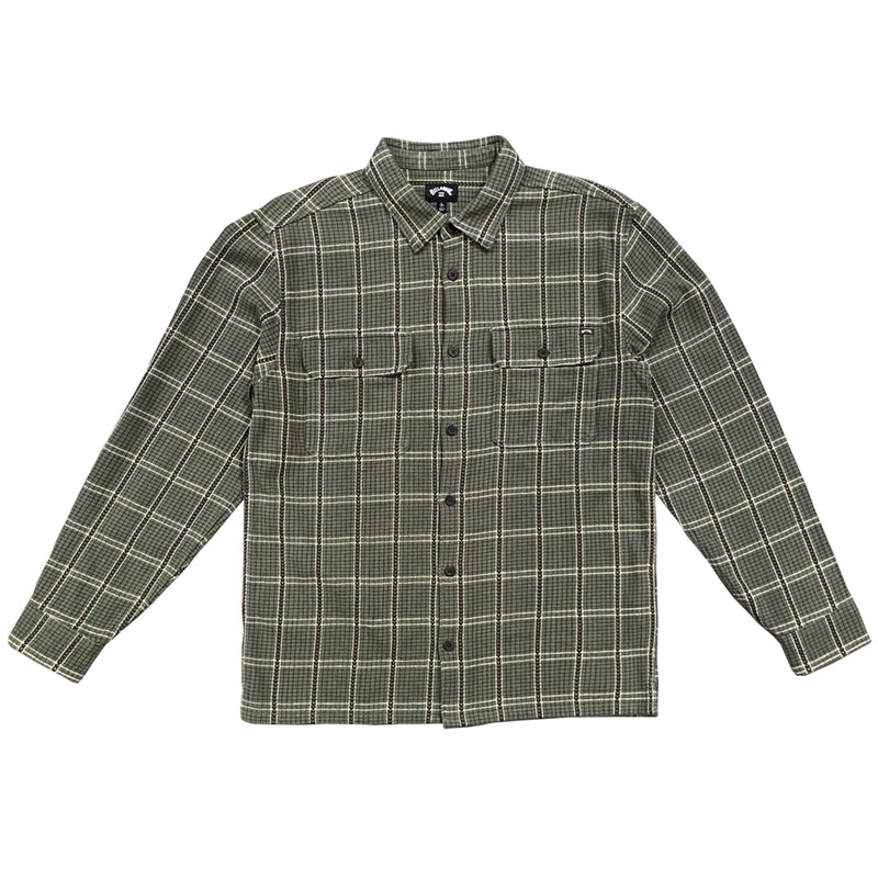 Load image into Gallery viewer, Billabong Offshore Jacquard Long Sleeve Button-Up Flannel Shirt
